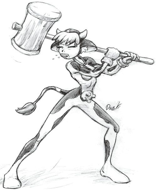 vaca's got a mallet?
