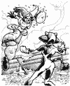 showdown with a clown